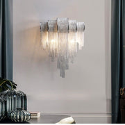 Alisa Plated Aluminum Tassel Wall Sconce - GILDLAMPS