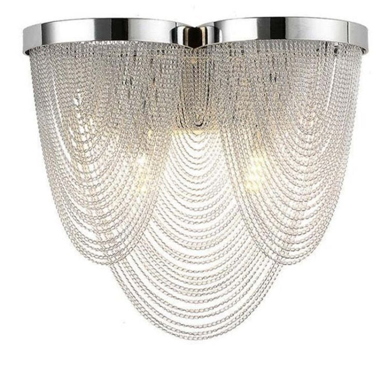 Aluminum Chain Tassel Wall Sconce - GILDLAMPS