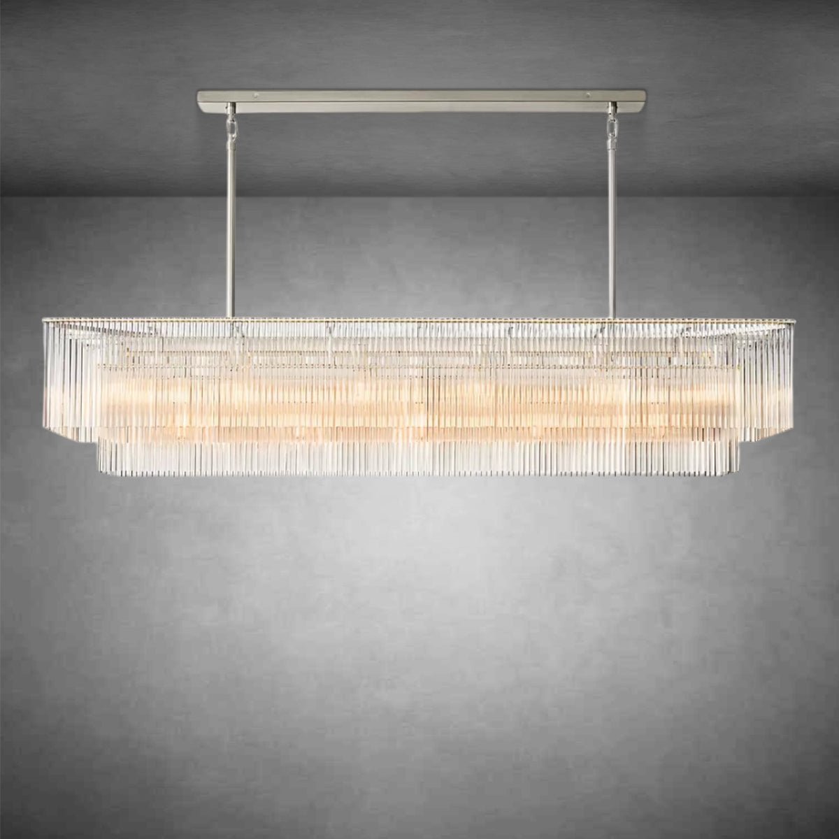 Amadeon Rectangular Chandelier 72" - GILDLAMPS