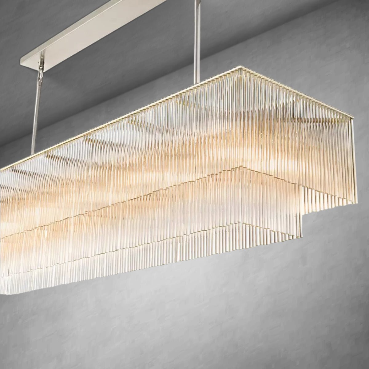 Amadeon Rectangular Chandelier 72" - GILDLAMPS