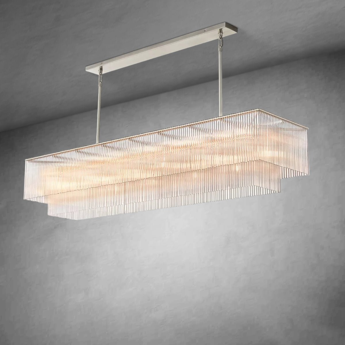 Amadeon Rectangular Chandelier 72" - GILDLAMPS