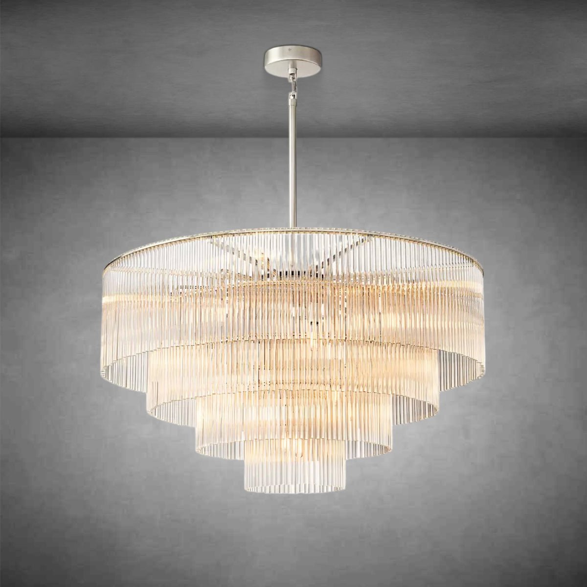 Amadeon Round Chandelier 40" - GILDLAMPS