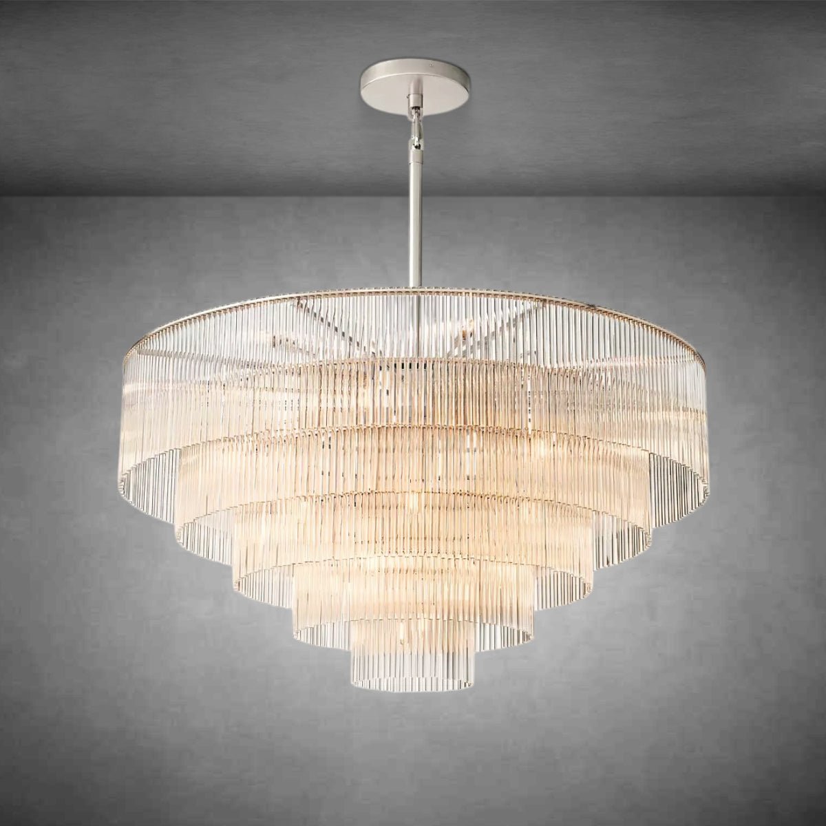 Amadeon Round Chandelier 50" - GILDLAMPS