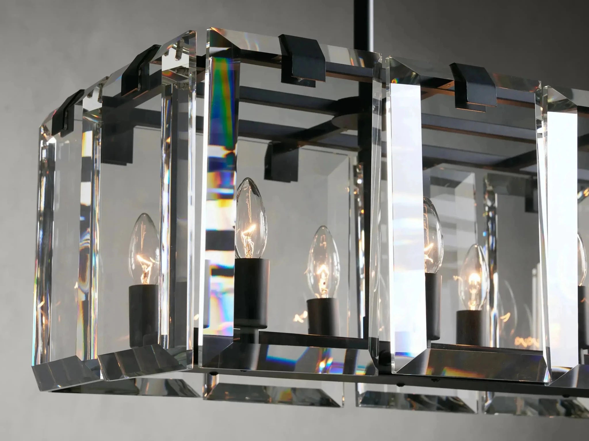 Amaya Rectangular Chandelier 12/16 Light - GILDLAMPS