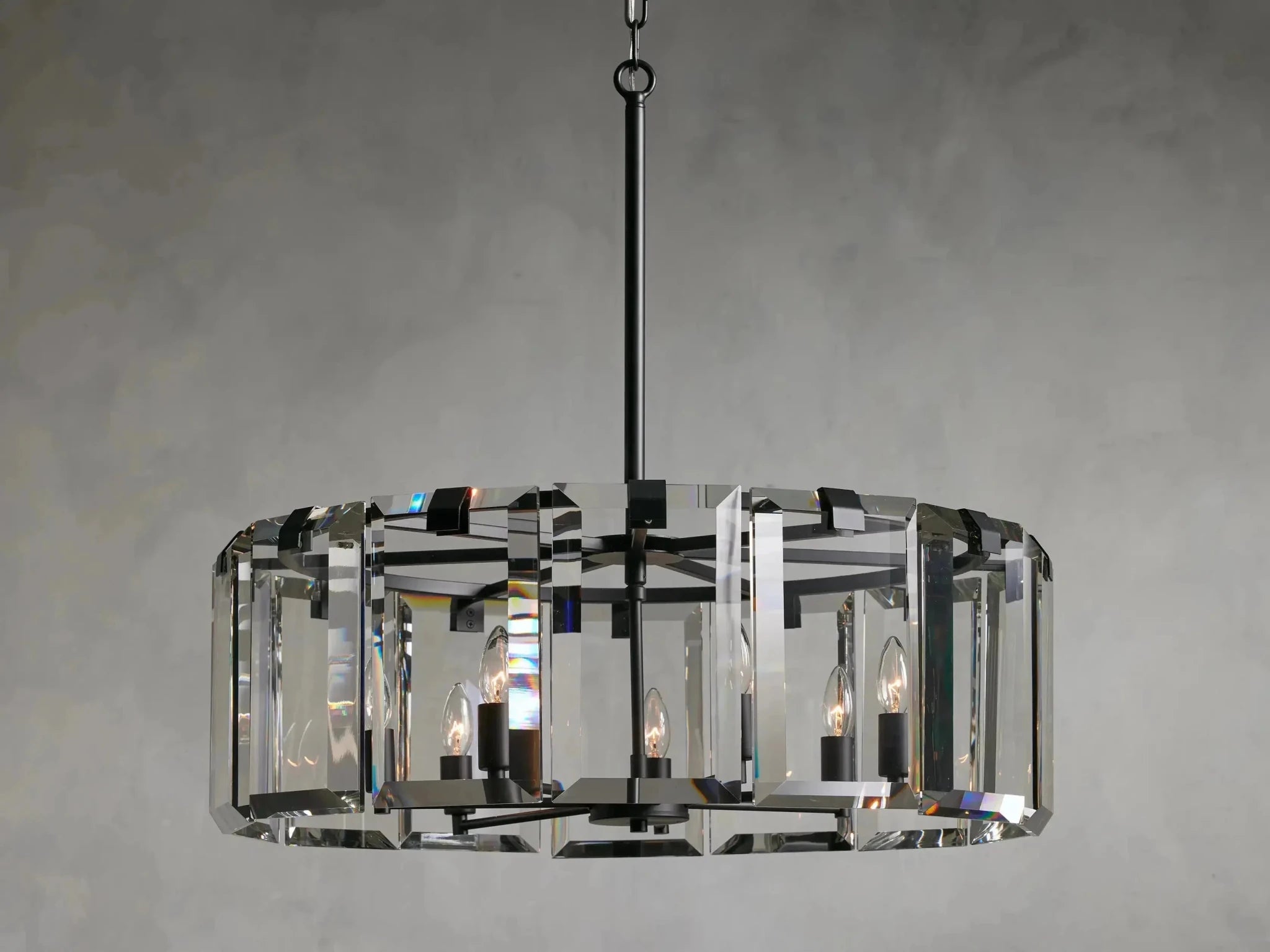 Amaya Round Chandelier 5/7 Light - GILDLAMPS