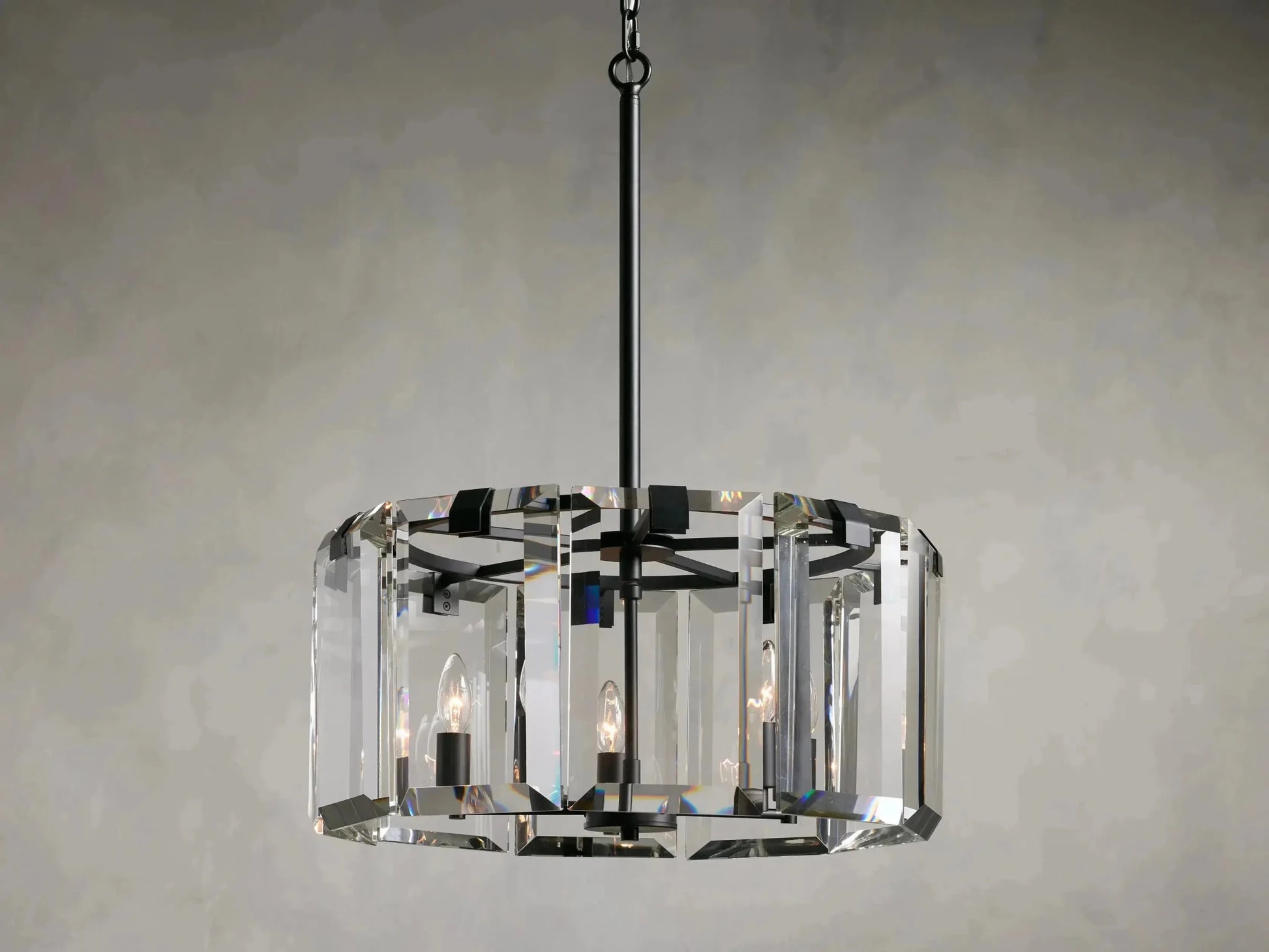 Amaya Round Chandelier 5/7 Light - GILDLAMPS