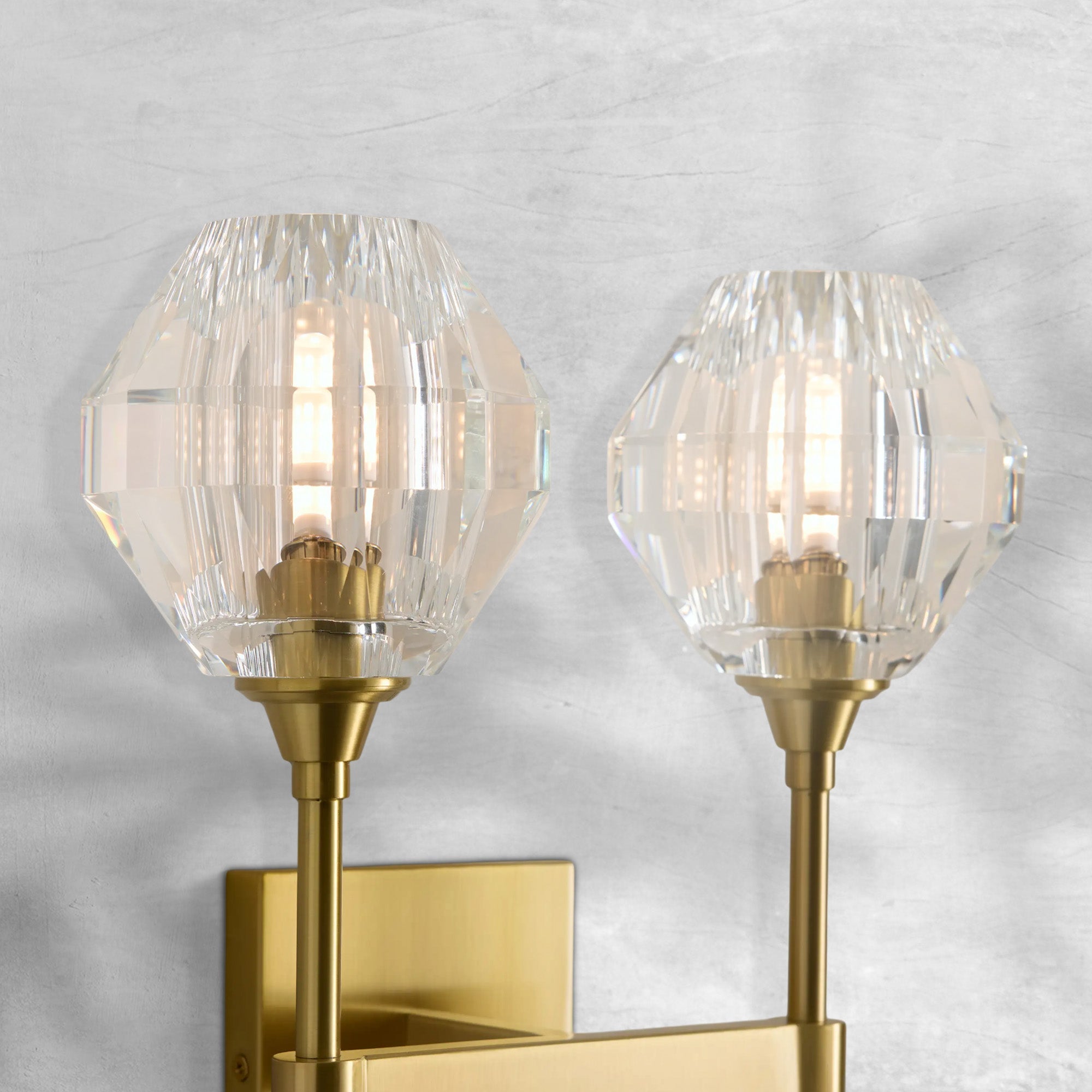 Amoroso 2-Light Wall Sconce - GILDLAMPS