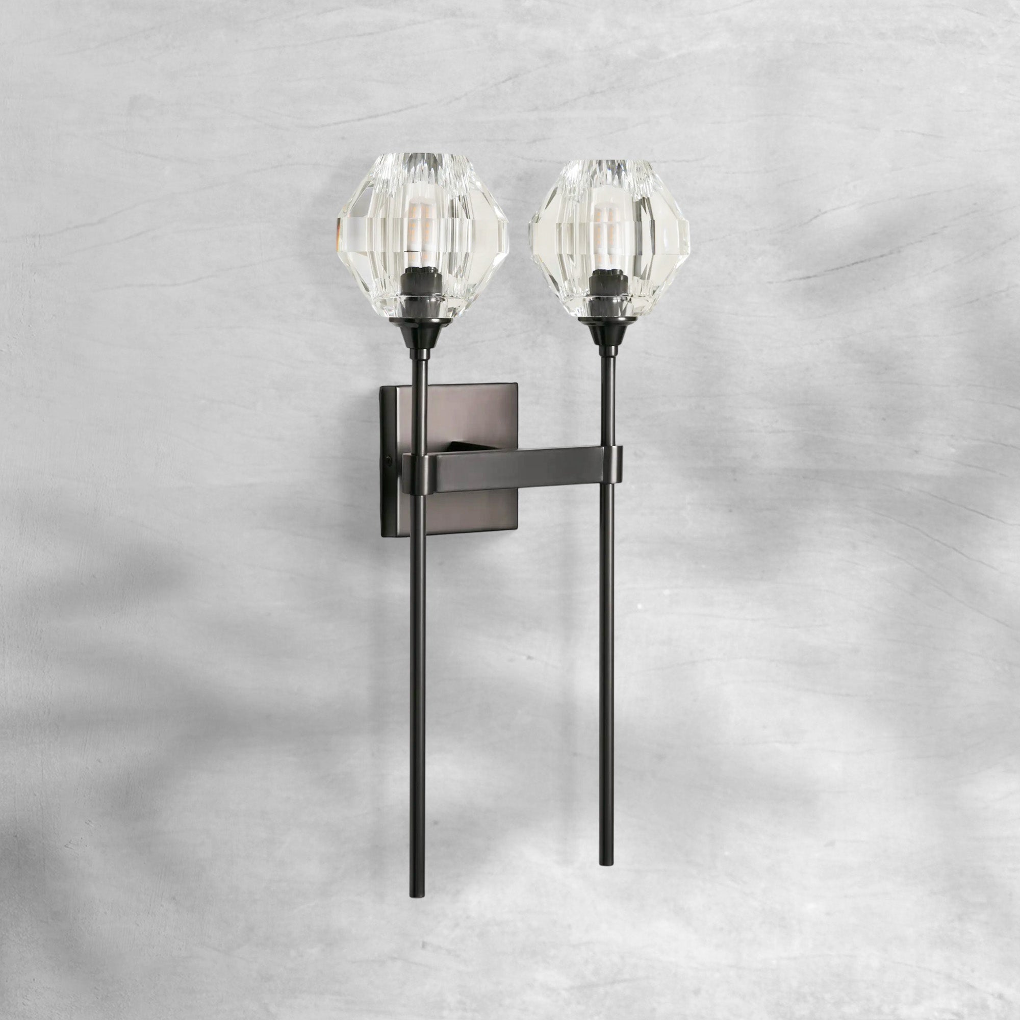 Amoroso 2-Light Wall Sconce - GILDLAMPS