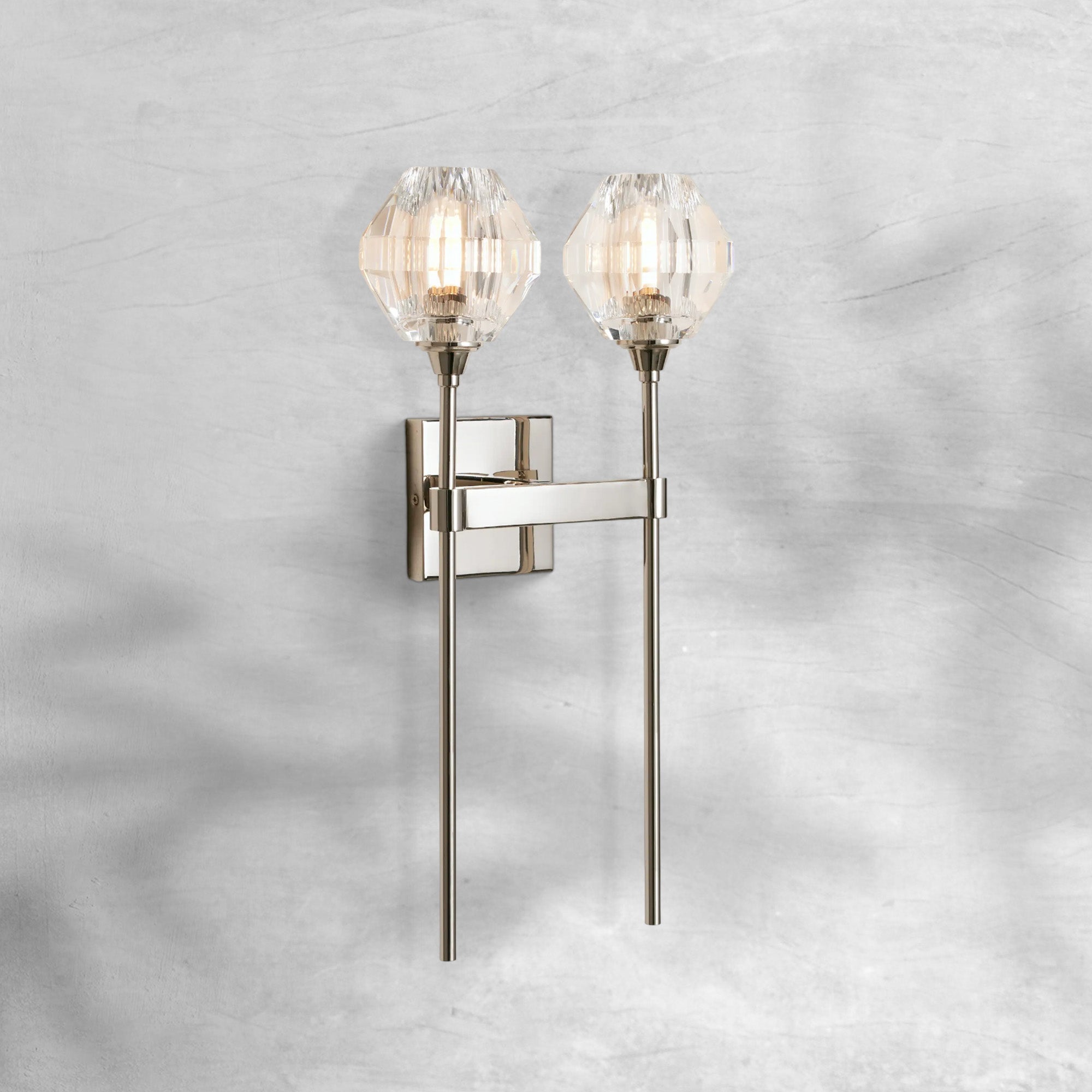 Amoroso 2-Light Wall Sconce - GILDLAMPS