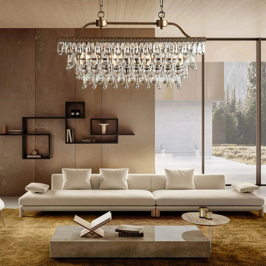 Anabelle Rectangular Chandelier - GILDLAMPS