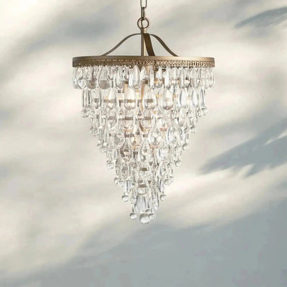 Anabelle Round Chandelier 17''23''H - GILDLAMPS