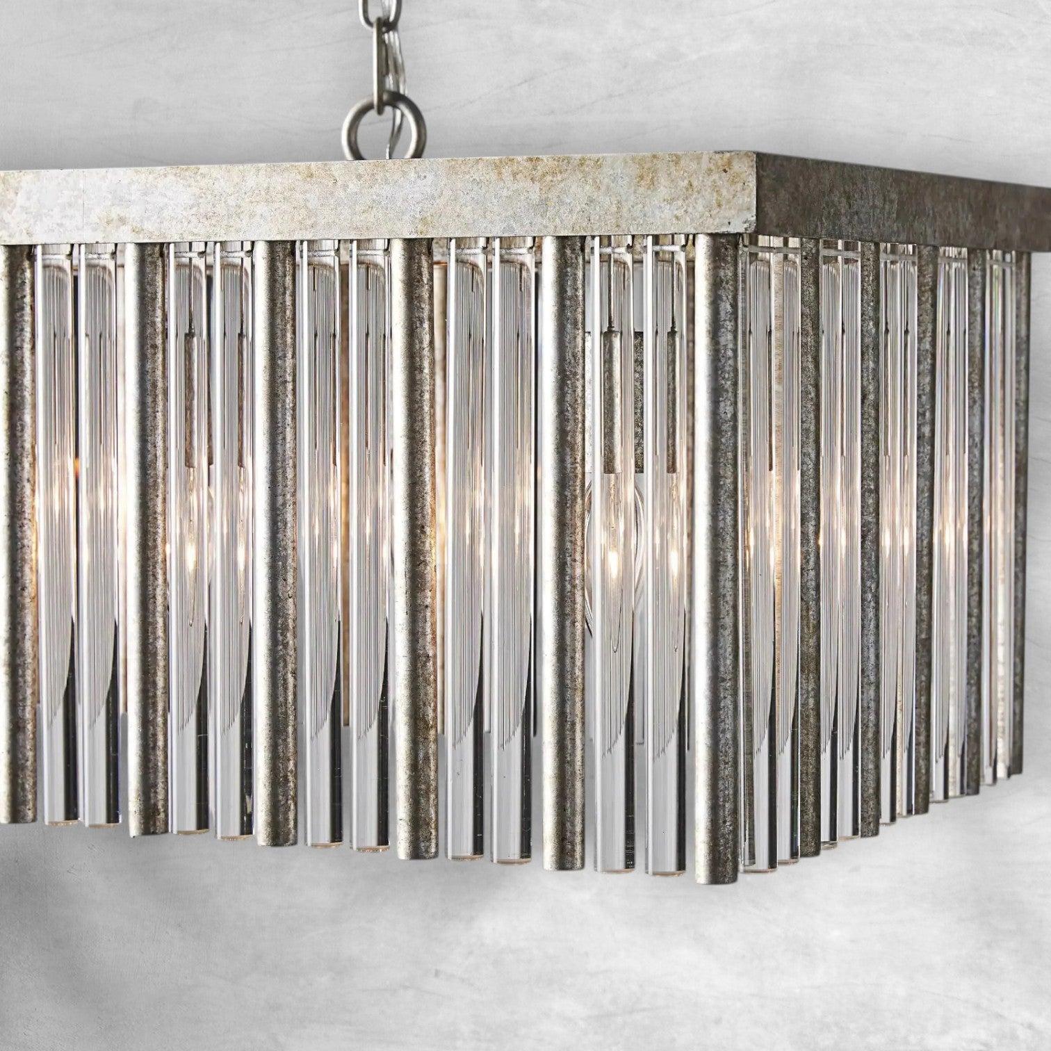 Andalucia Rectangular Chandelier 48'' - GILDLAMPS