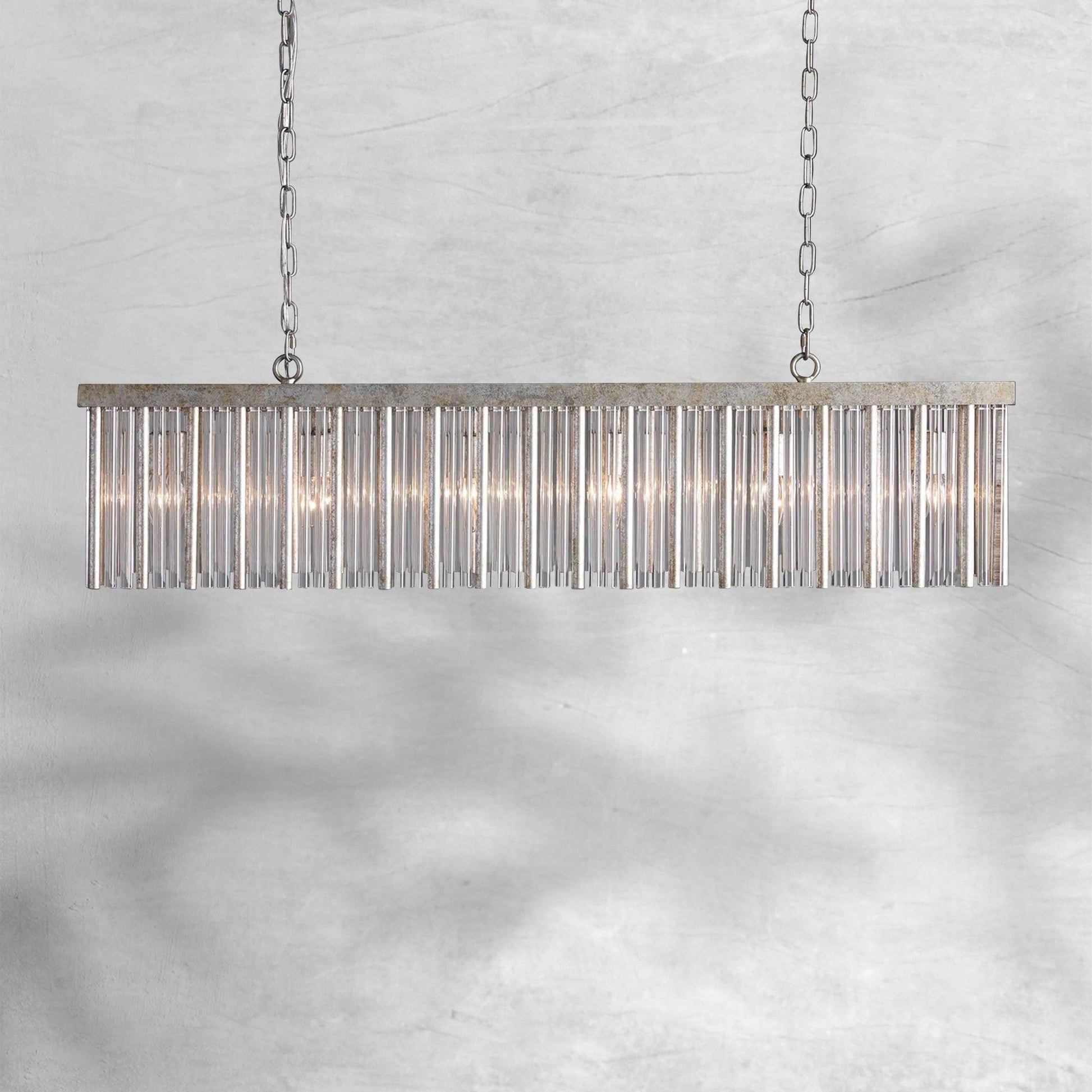 Andalucia Rectangular Chandelier 48'' - GILDLAMPS