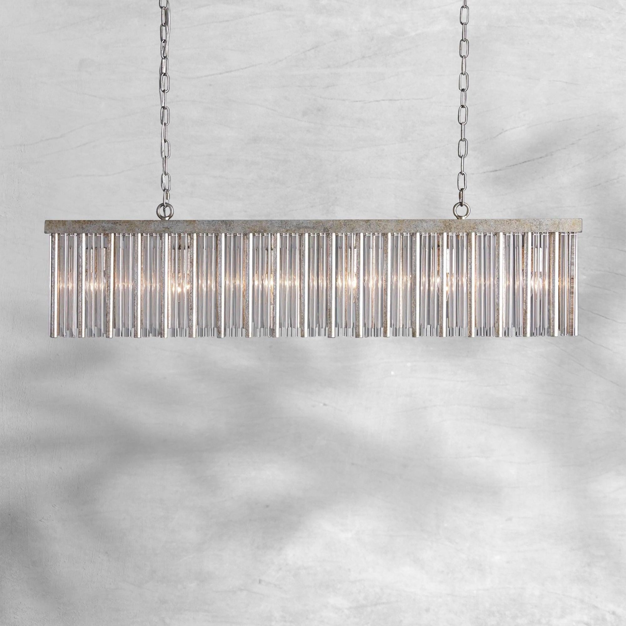 Andalucia Rectangular Chandelier 48'' - GILDLAMPS