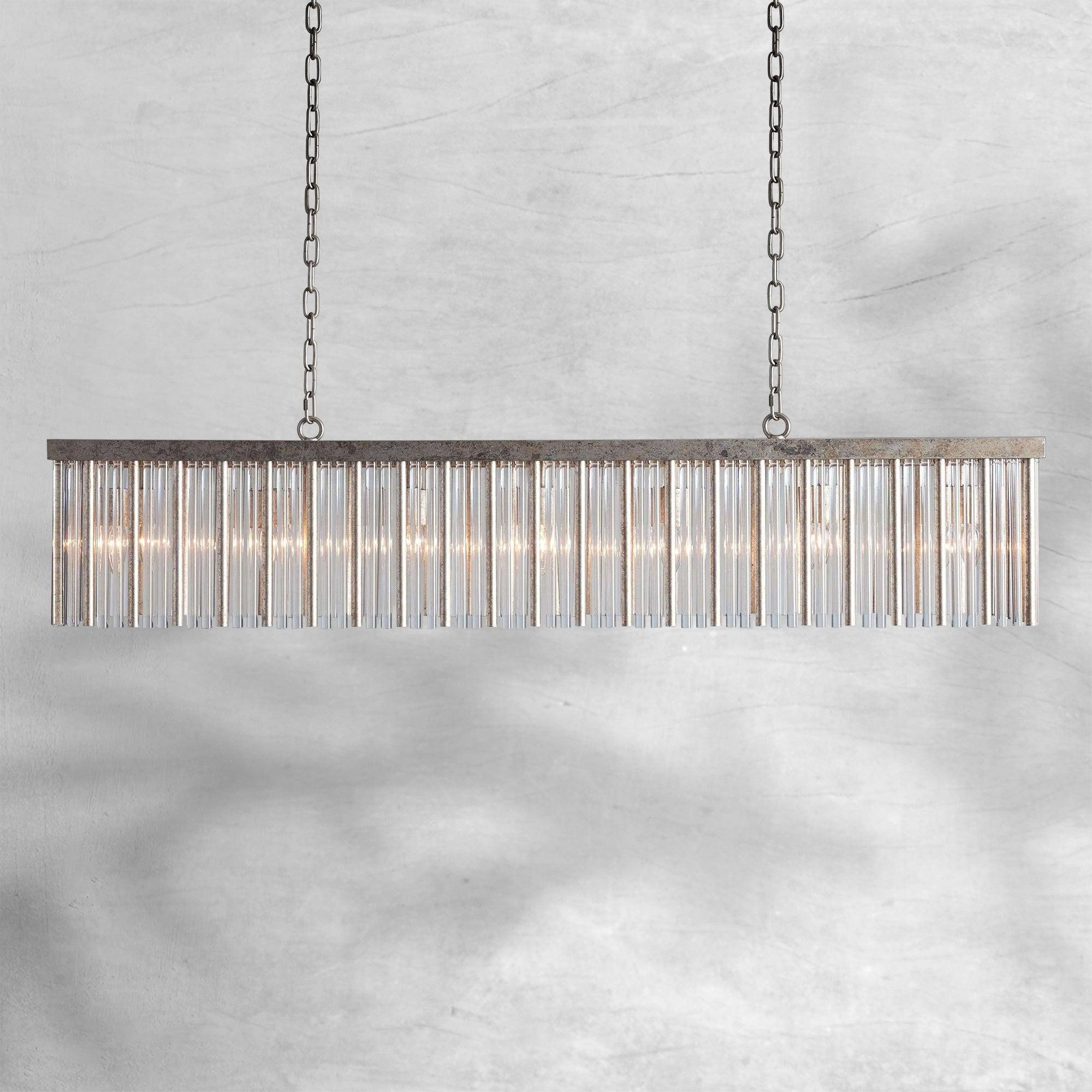 Andalucia Rectangular Chandelier 56" - GILDLAMPS