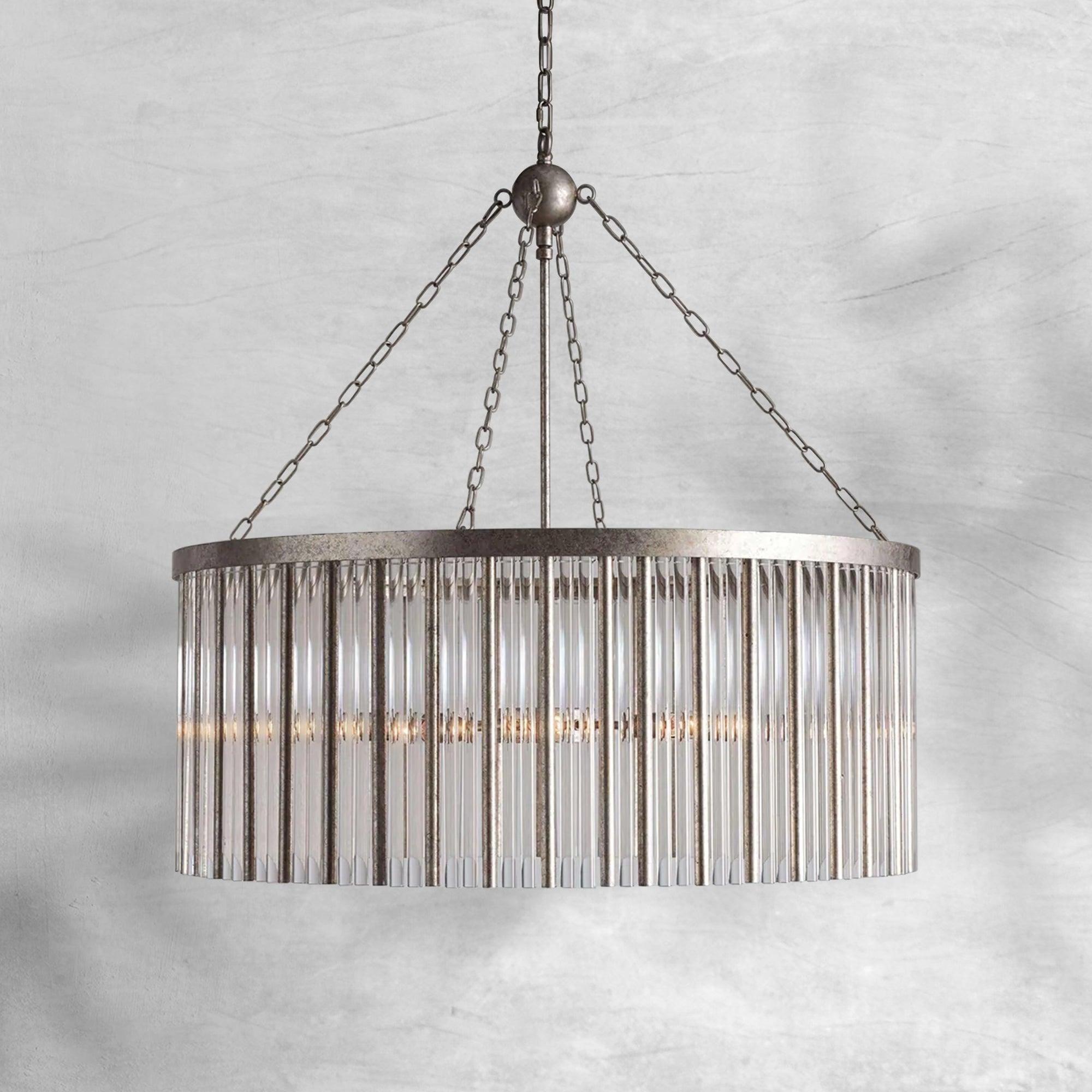 Andalucia Round Chandelier 24"35" - GILDLAMPS