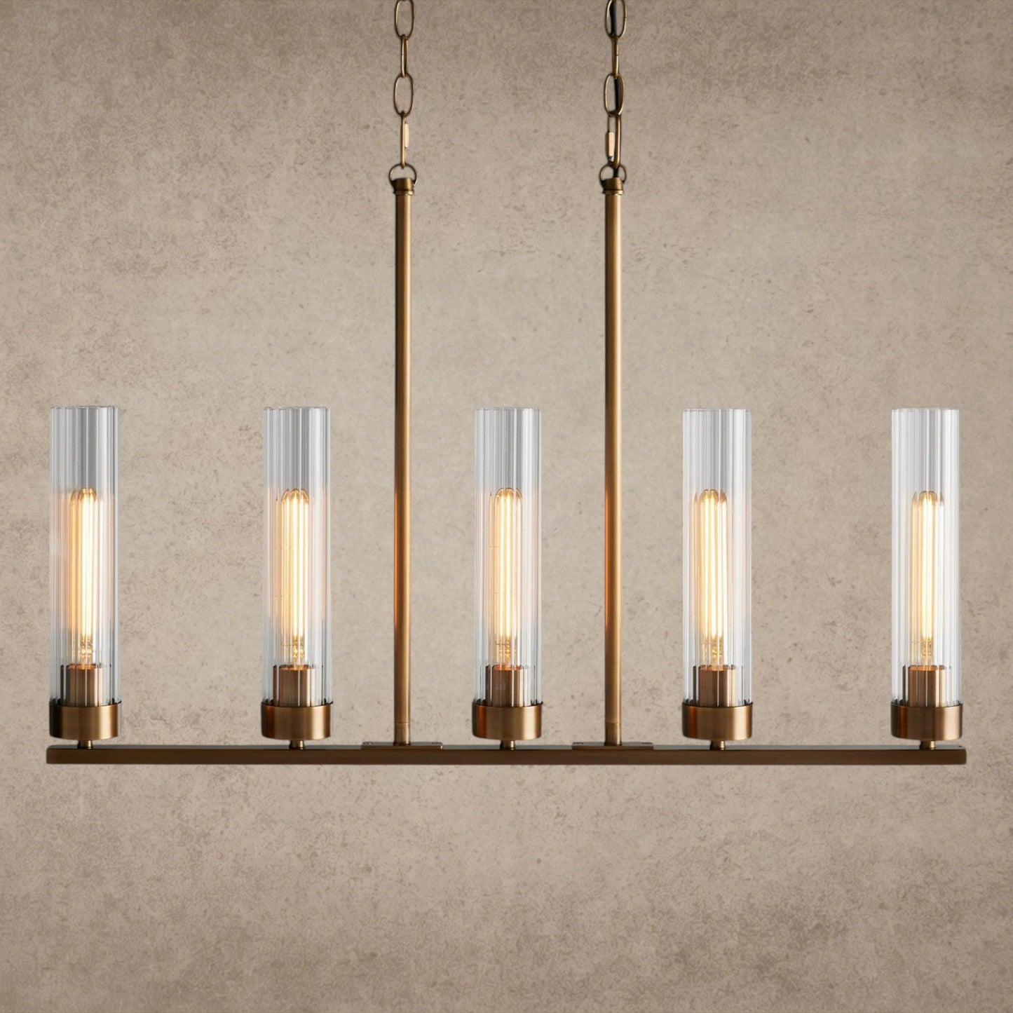Andreas 5-Light Linear Chandelier