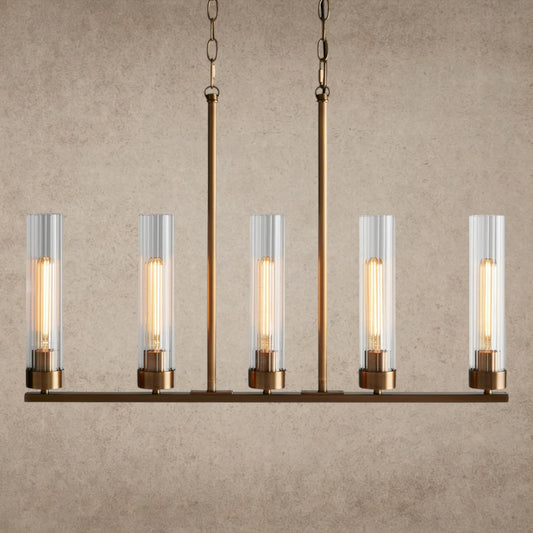 Andreas 5-Light Linear Chandelier