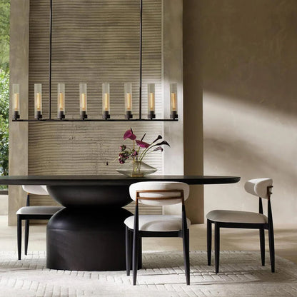 Andreas Glass Linear Chandelier Lighting - GILDLAMPS