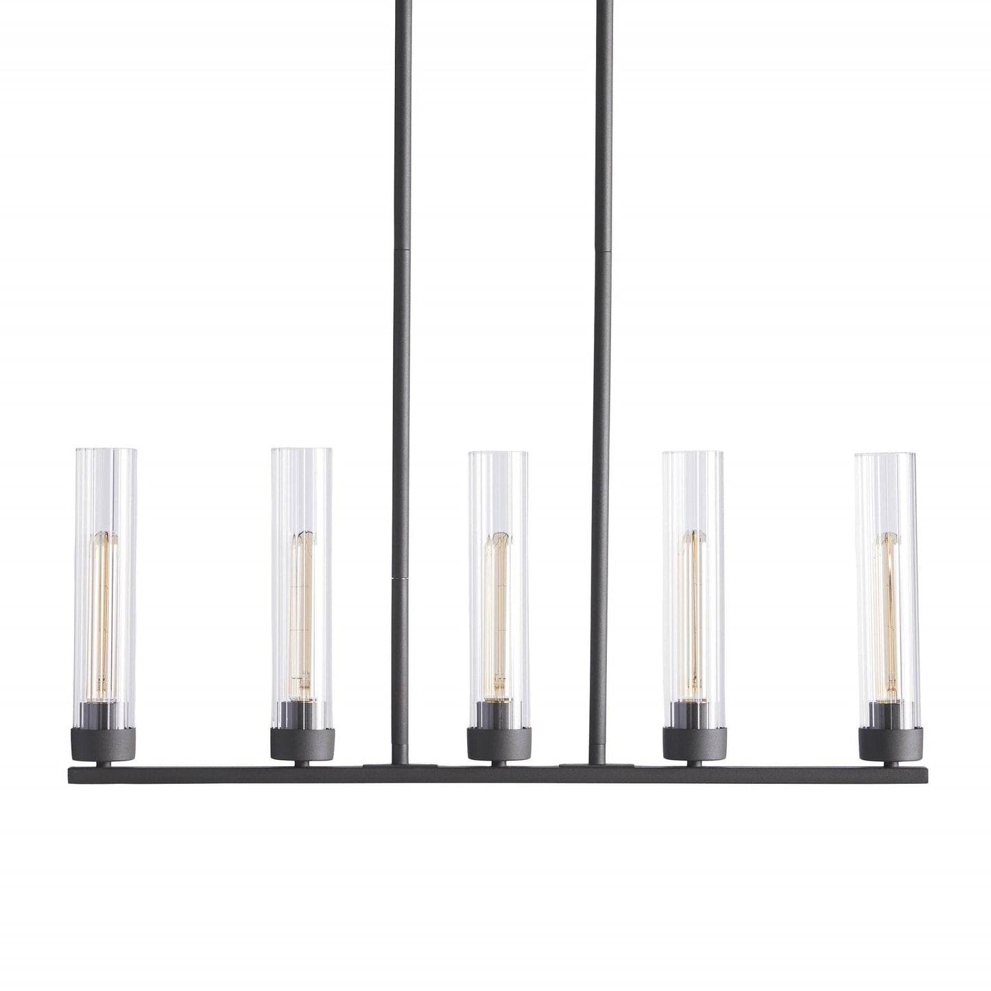 Andreas Glass Linear Chandelier Lighting - GILDLAMPS