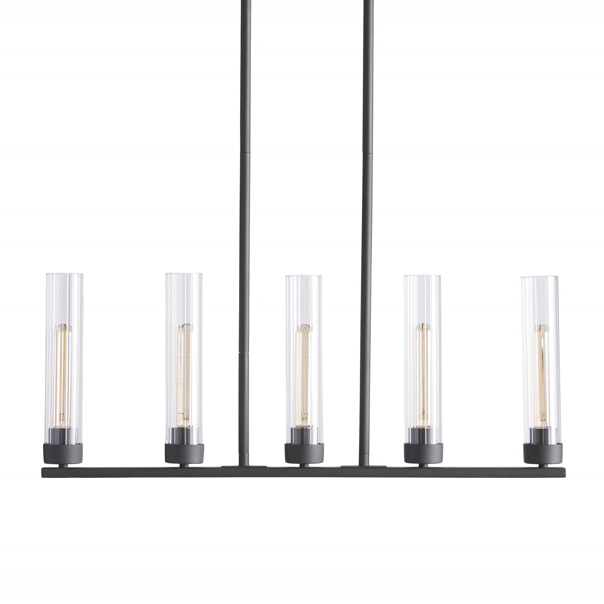 Andreas Glass Linear Chandelier Lighting - GILDLAMPS