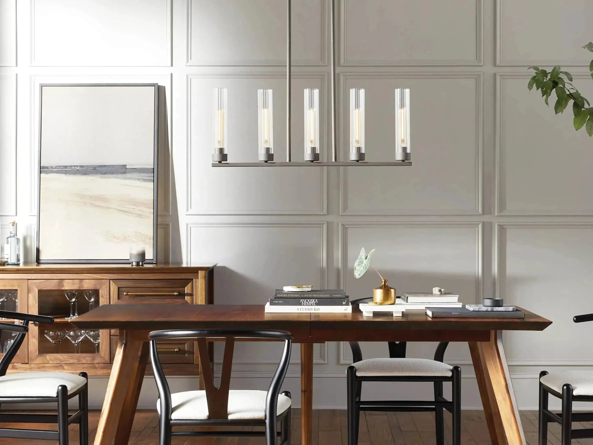 Andreas Linear Chandelier 5/7/8 Light - GILDLAMPS