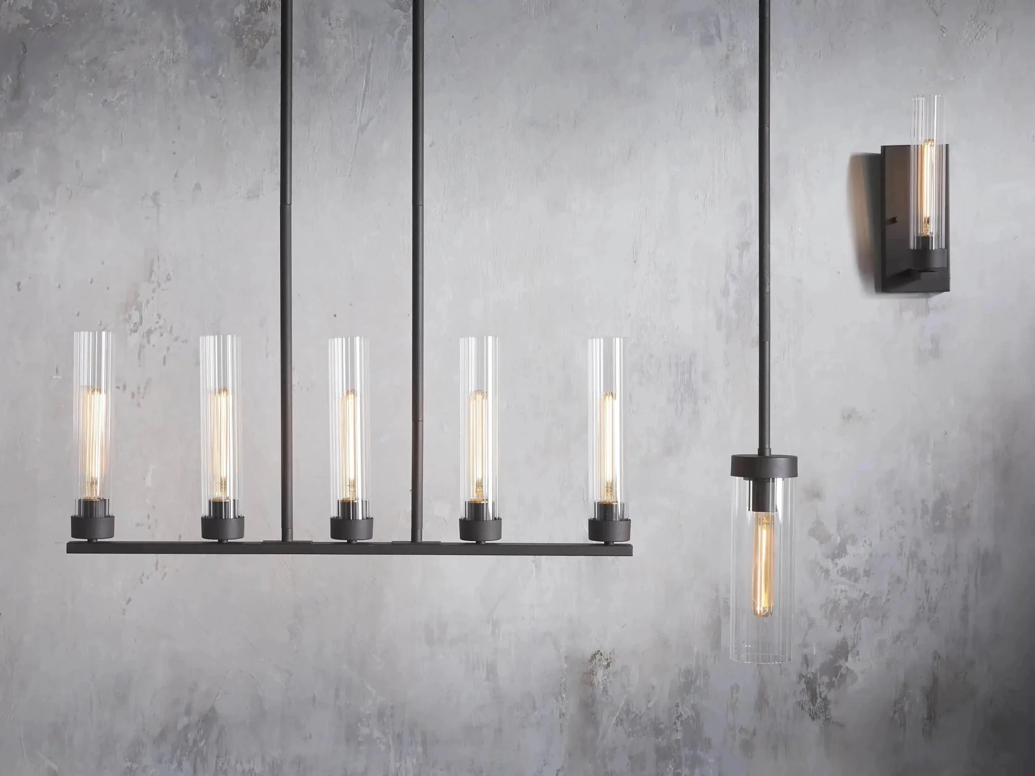 Andreas Linear Chandelier 5/7/8 Light - GILDLAMPS