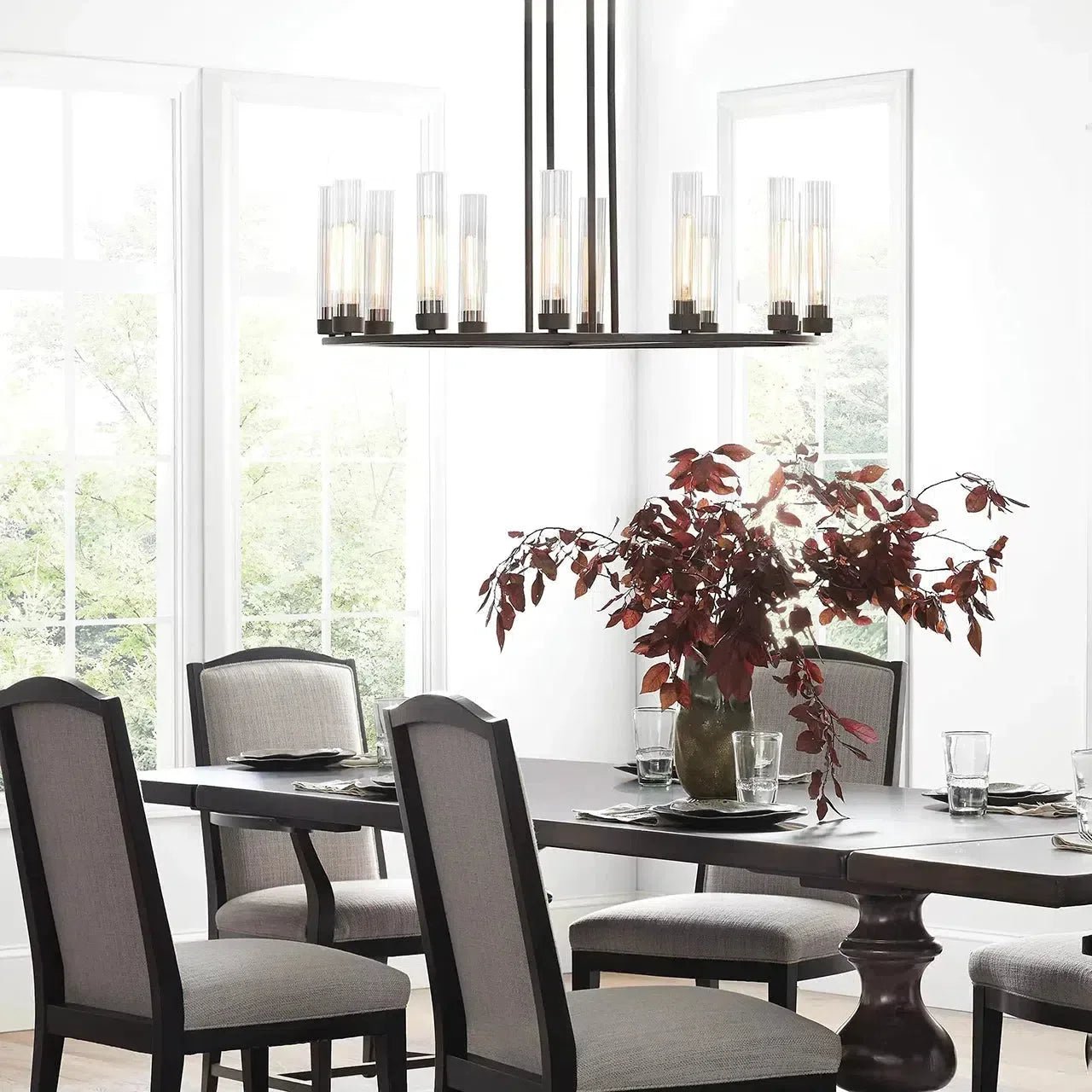 Andreas Round Chandelier 10/12 Light - GILDLAMPS