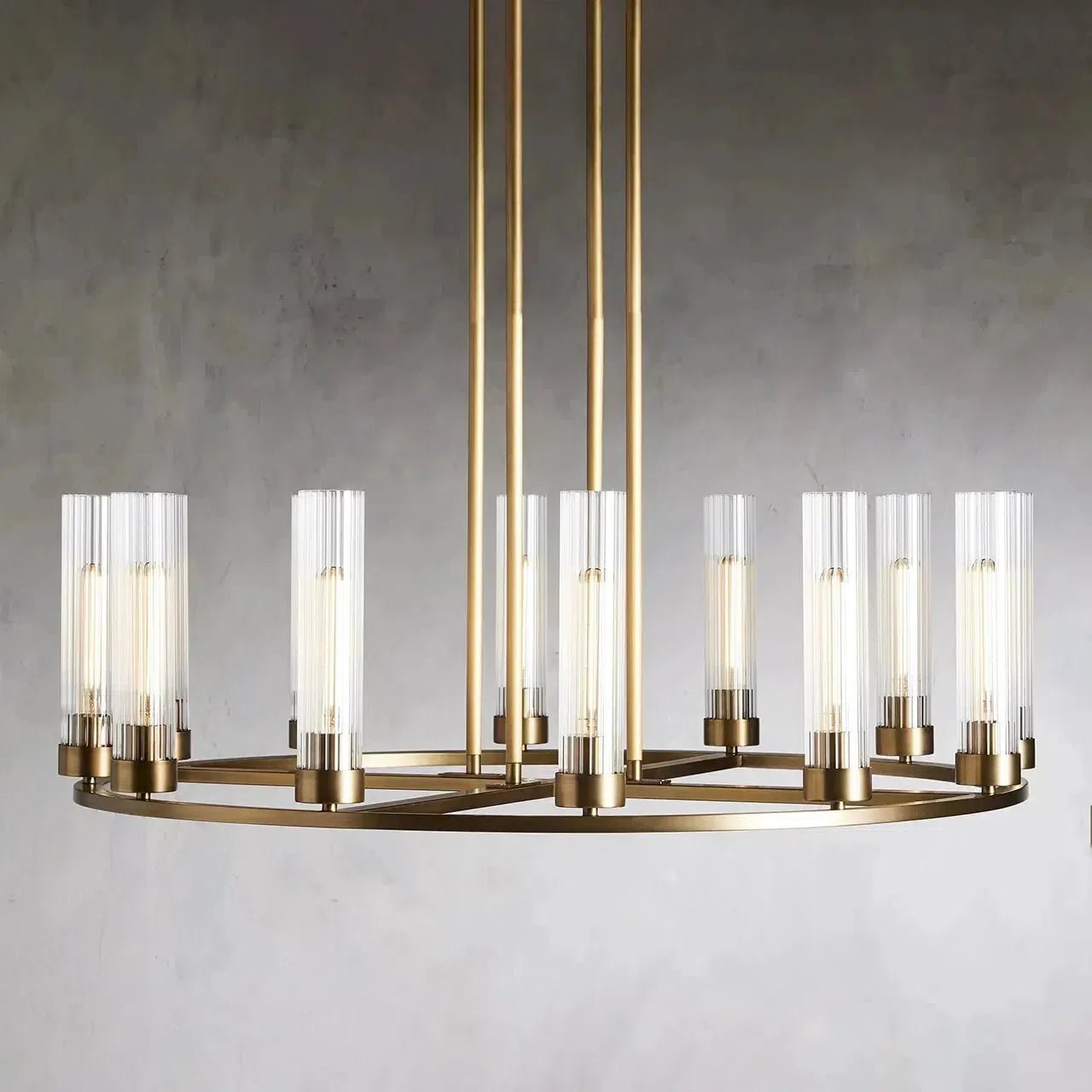 Andreas Round Chandelier 10/12 Light - GILDLAMPS