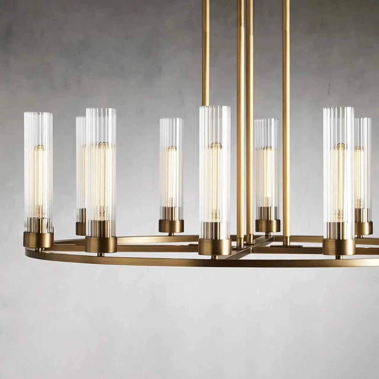 Andreas Round Chandelier 10/12 Light - GILDLAMPS