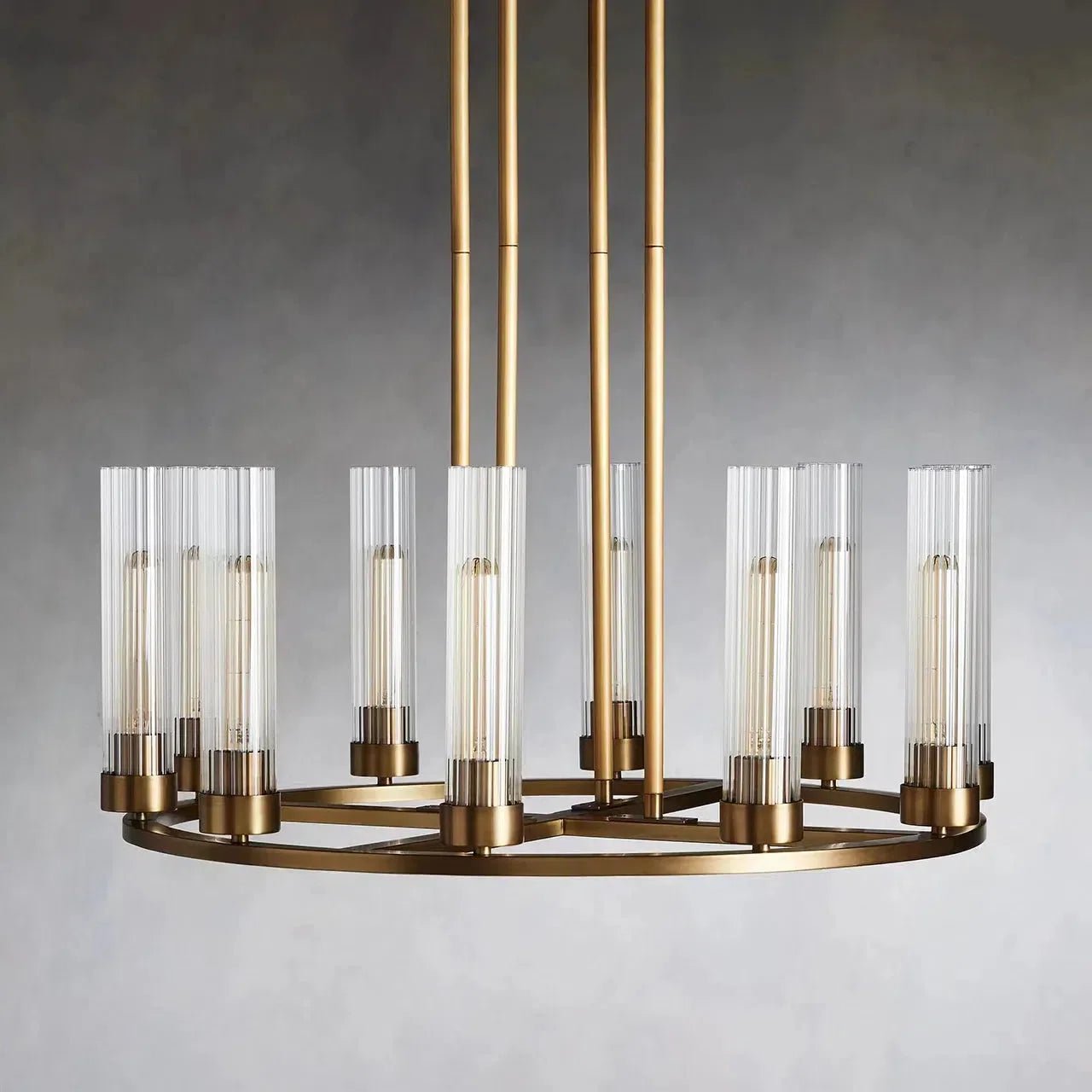 Andreas Round Chandelier 10/12 Light - GILDLAMPS