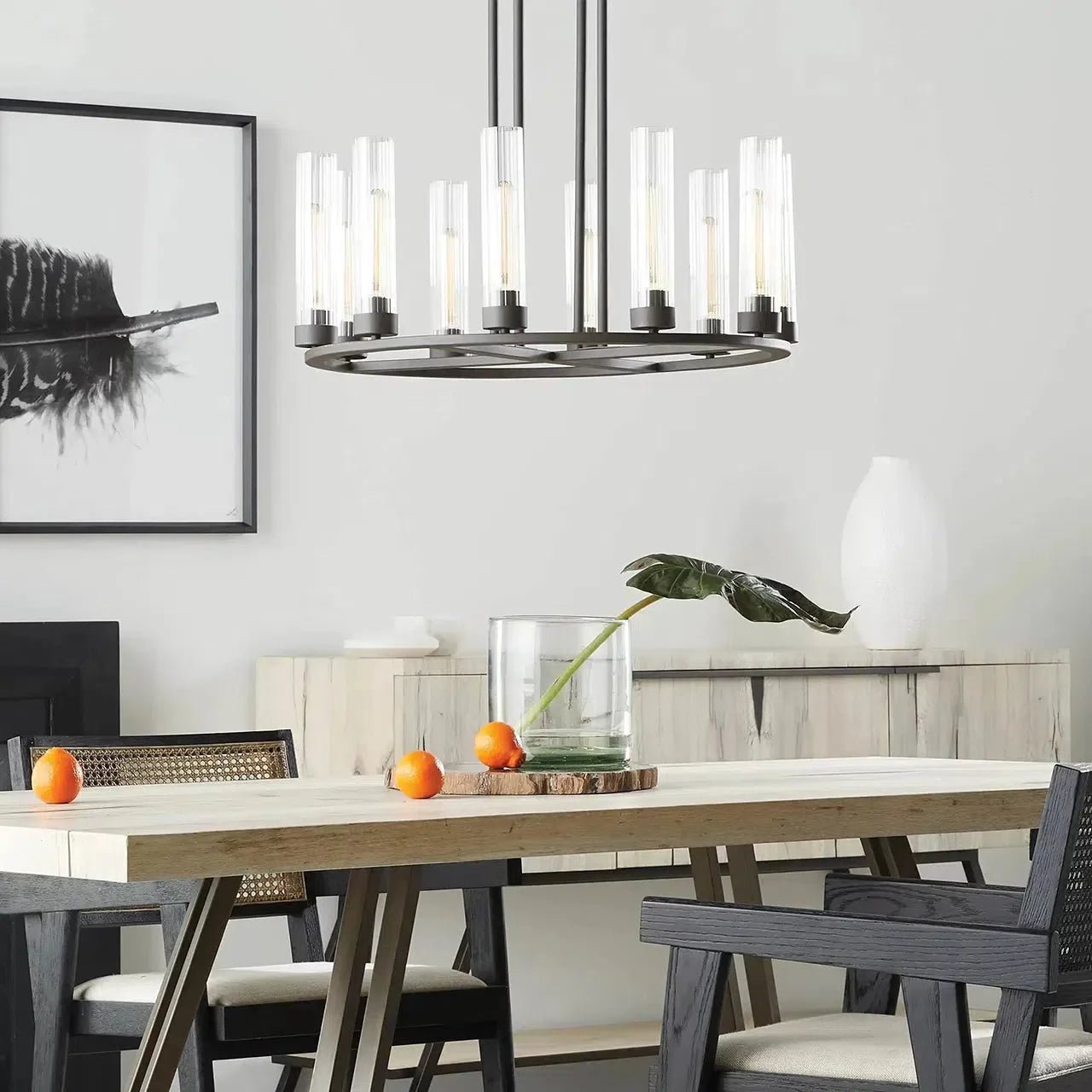 Andreas Round Chandelier 10/12 Light - GILDLAMPS