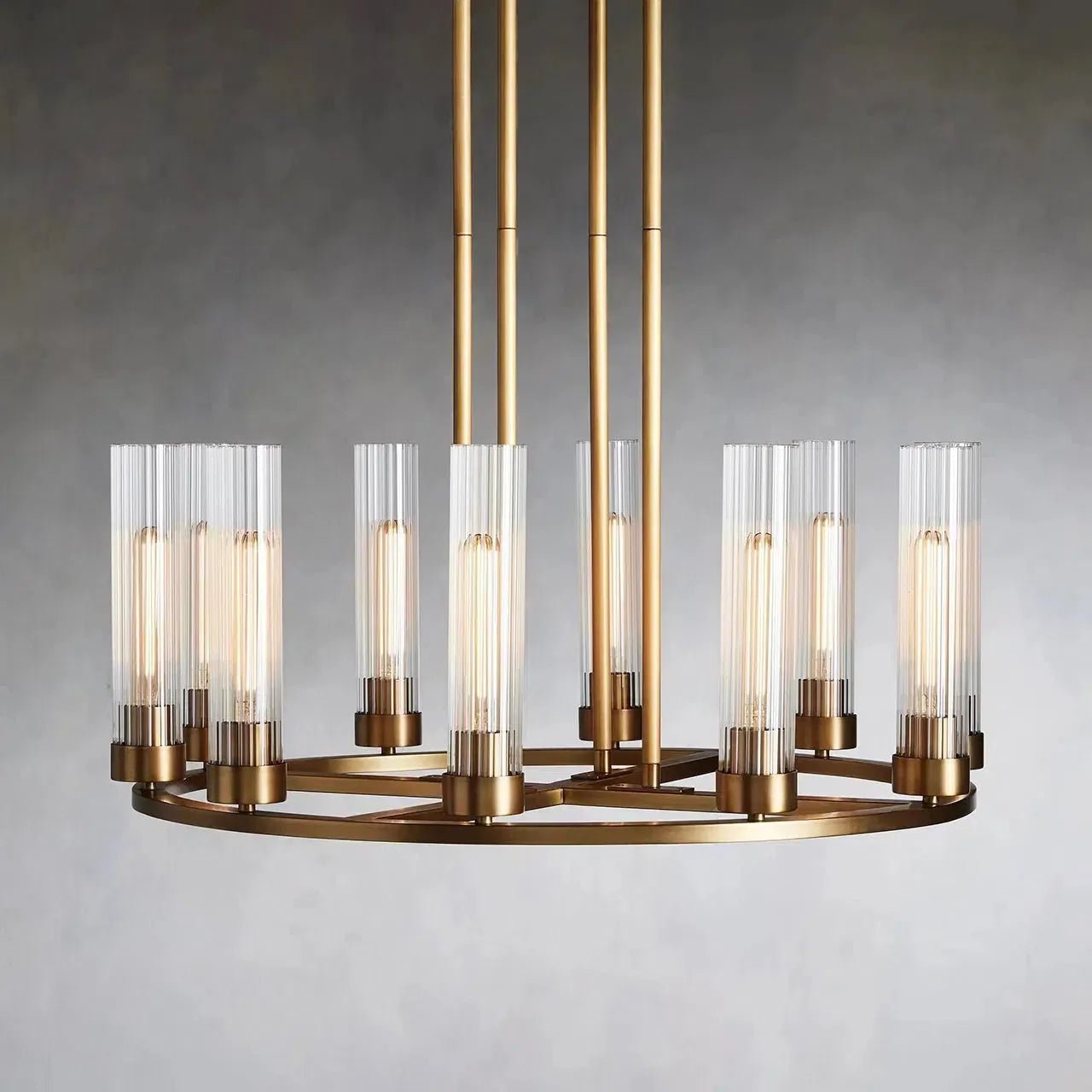 Andreas Round Chandelier 10/12 Light - GILDLAMPS
