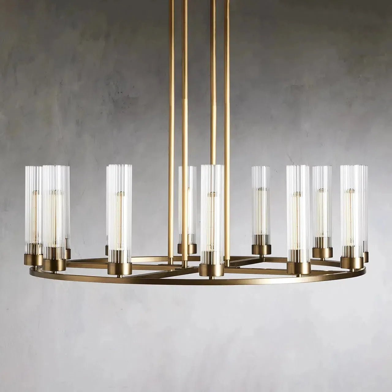 Andreas Round Chandelier 10/12 Light - GILDLAMPS