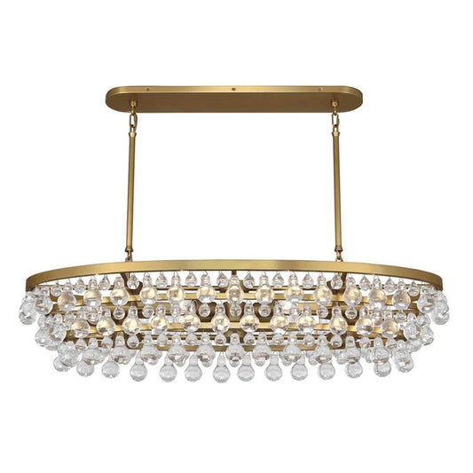 Anqeer Waterdrop Oval Chandelier 43" - GILDLAMPS