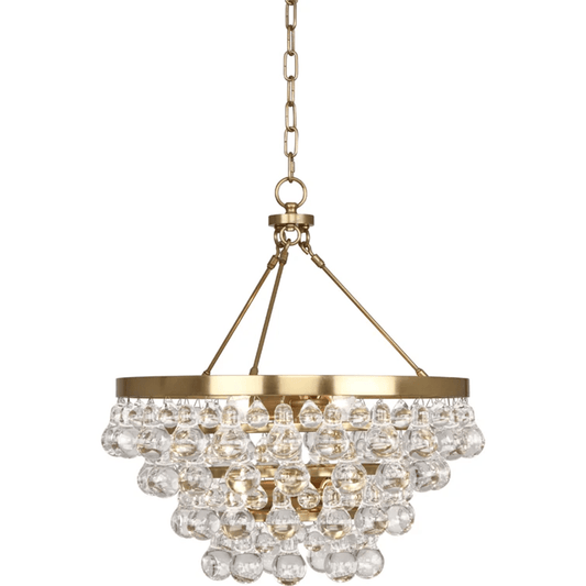 Anqeer Waterdrop Round Chandelier 21" - GILDLAMPS