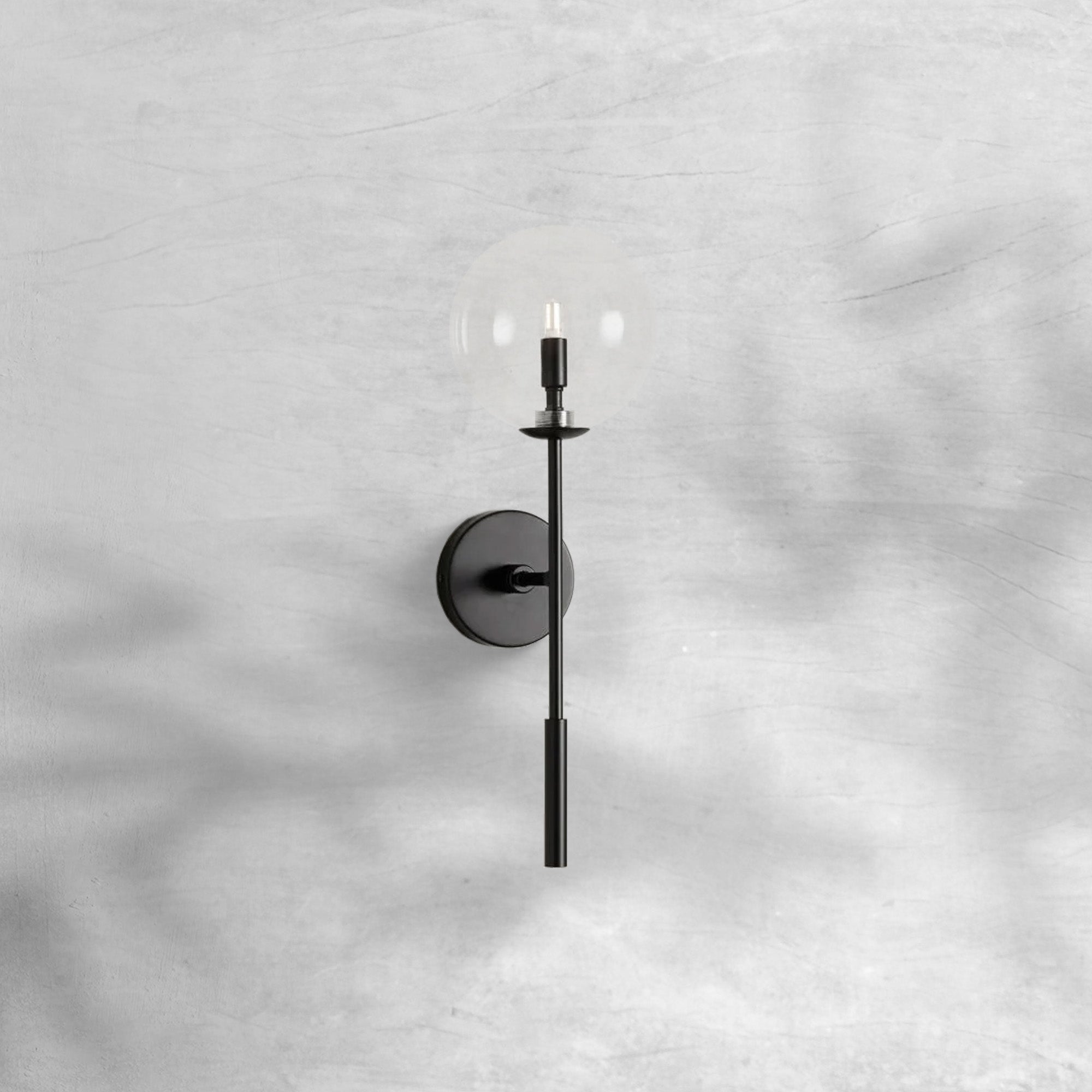 Apollo Glass Ball Wall Sconce - GILDLAMPS