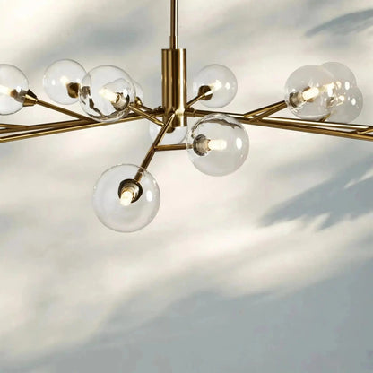 Apollo Round Chandelier 36" 47" 59" - GILDLAMPS