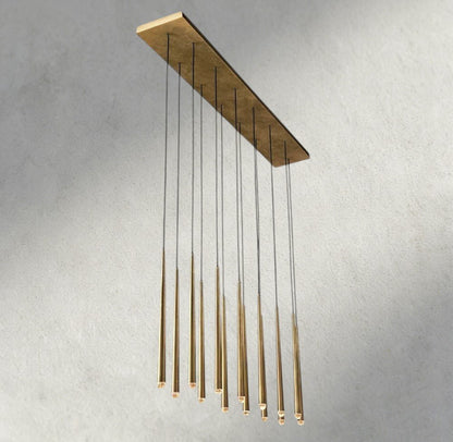Aqaitaiva Linear Chandelier 72" - GILDLAMPS