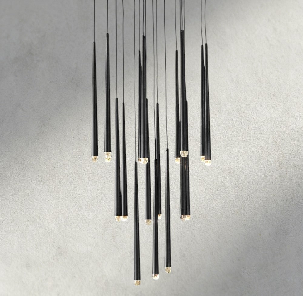 Aqaitaiva Round Chandelier 18", 24", 30", 48" - GILDLAMPS