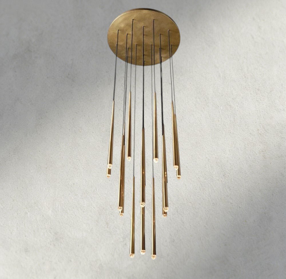 Aqaitaiva Round Chandelier 18", 24", 30", 48" - GILDLAMPS
