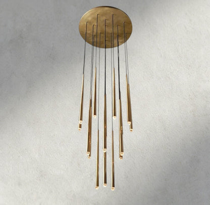 Aqaitaiva Round Chandelier 18", 24", 30", 48" - GILDLAMPS