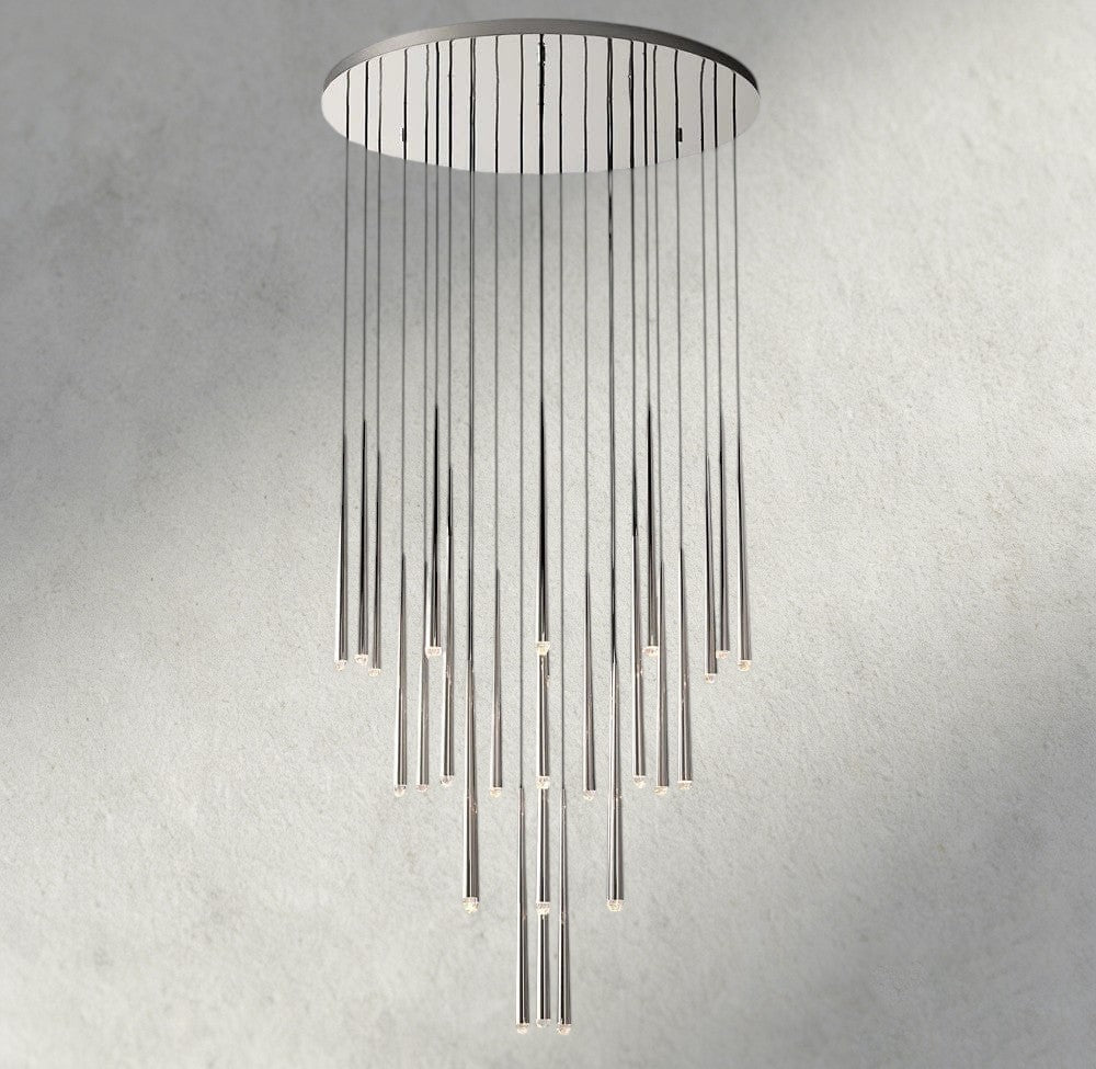 Aqaitaiva Round Chandelier 18", 24", 30", 48" - GILDLAMPS