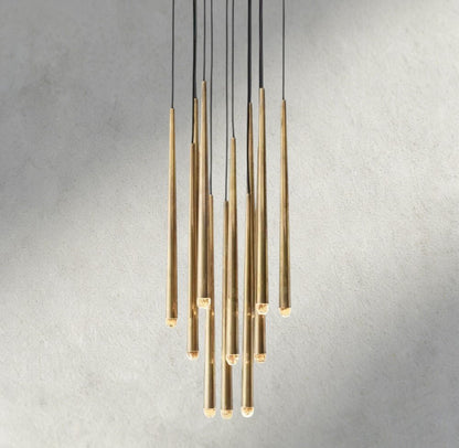 Aqaitaiva Round Chandelier 18", 24", 30", 48" - GILDLAMPS