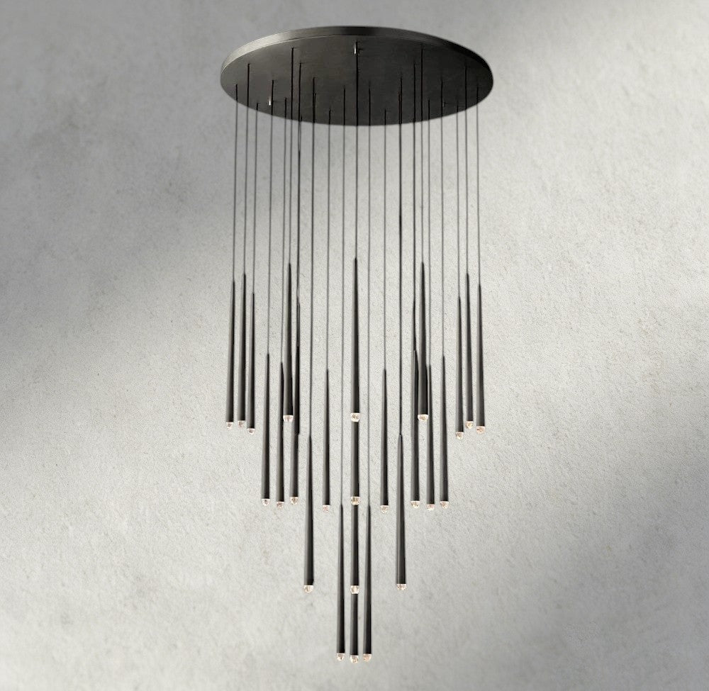 Aqaitaiva Round Chandelier 18", 24", 30", 48" - GILDLAMPS
