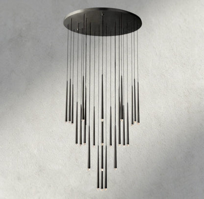 Aqaitaiva Round Chandelier 18", 24", 30", 48" - GILDLAMPS