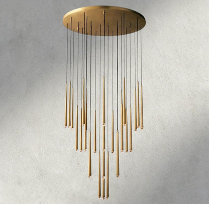 Aqaitaiva Round Chandelier 18", 24", 30", 48" - GILDLAMPS