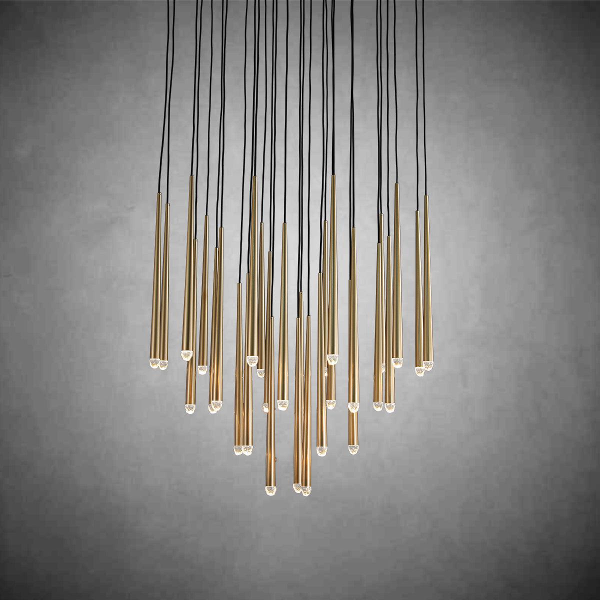 Aquitain Round Chandelier 24" 30" 48" - GILDLAMPS