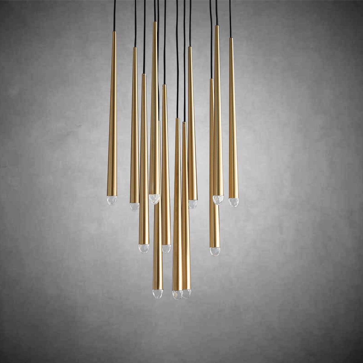 Aquitain Round Chandelier 24" 30" 48" - GILDLAMPS
