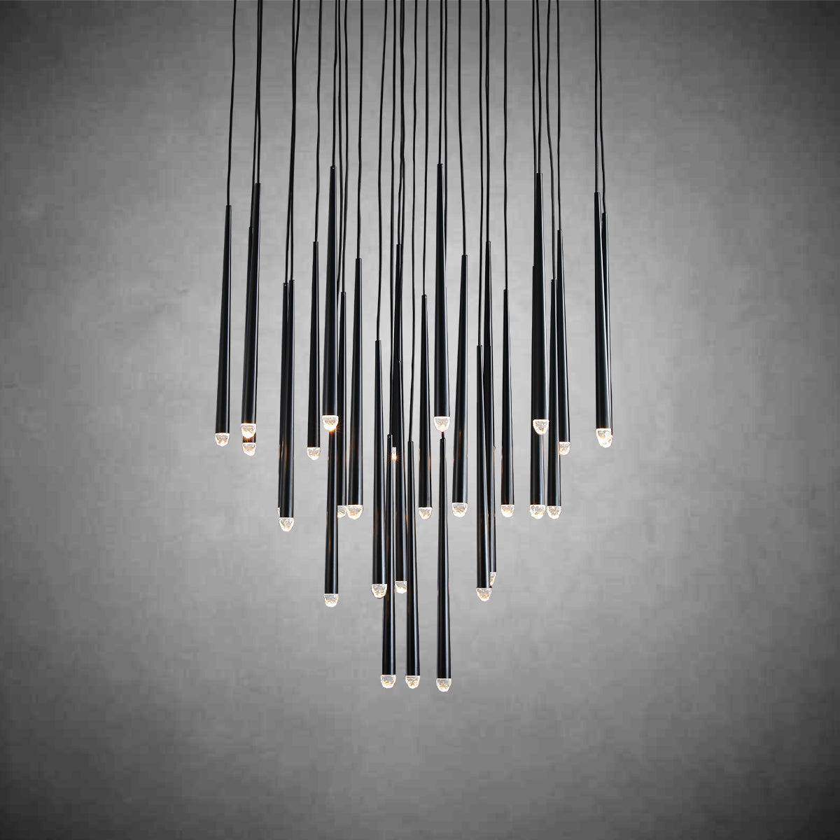 Aquitain Round Chandelier 24" 30" 48" - GILDLAMPS
